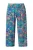 Ulla Popken Broek  azuur / lichtgroen / lila / pink