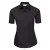 Russell Collectie Dames/Dames Korte Mouwen Poly-Katoen Easy Care Poplin Shirt (Zwart)