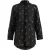 AllSaints Marianna Snake Shirt Black