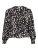 OBJECT Blouse ‘Omika’  ecru / zwart