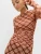 Marks & Spencer Blouse  bruin / lichtoranje
