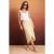 TRENDYOLMİLLA Dames Beige Effen Midi Sarong Rokken