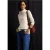 Street One Dames Trui met opstaande kraag in Beige