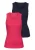 VIVANCE Top  kobaltblauw / pink