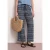 High Waist broek met wijde pijpen in Loose Fit