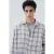 Overmaatse Geruite Knopenblouse