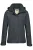 HAKRO Regular Fit Dames regenjas donkergrijs, Effen