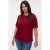 VERO MODA CURVE top Plus Size – donkerrood