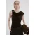 Mango asymmetrische top bruin