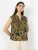 Soyaconcept Blouse ‘Feo’  mosterd / zwart / offwhite
