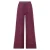 America Today wide leg casual broek met ruches – donkerrood
