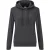 Fruit of the Loom Klassieke Dames Fit Sweatshirt Met Capuchon (Donker Heather)