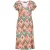 Geisha 67424-60 june 615 dress v-neck short jersey aop pr.01-26-2 teal/fuchsia