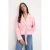 TRENDYOLMİLLA Dames Roze Effen Lang Regular fit Blazers