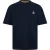 Boss Heren Geborduurd T-shirt met logo (Donkerblauw)