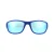Polaroid Sport Wrap Heren blauwe blauwe spiegel gepolariseerde zonnebril