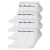 NIKE Sportsokken  zwart / wit
