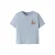 NAME IT MINI T-shirt met backprint grijsblauw