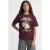 JJXX GIRL T-shirt met print – aubergine
