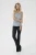Jersey top CRRibba Slim fit blue white