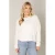 Base Level cardigan ecru fijn gebreid