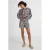 Ruby short met ceintuur en linnen all-overprint
