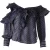 Self-Portrait Plumetis top met ruches in blauw polyester