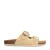 Manfield – Dames – Beige raffia slippers –