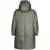 Zhenzi gewatteerde winterjas Plus Size – groen