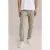 We Fashion 5-pocket Mid Waist Light Brown
