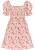 Mymo Zomerjurk Dames Roze Veelkleurig