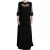 Dolce Gabbana Maxi Jurk Zwart Avond