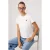 TRENDYOLMİLLA Dames Ecru Grafisch Kort Regular fit T-shirts