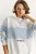 Gedrukt Relaxed Fit Polo Sweatshirt