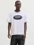 JACK & JONES Shirt ‘JJEDover’  marine / wit