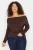 Trendyol Curve Dames Bruin Effen Lang Regular fit Grote maten Blouses