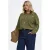 ONLY CARMAKOMA Plus Size gebreide gebloemde trui met borduursels en wol – groen