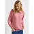 Street One Dames Gemêleerde blouse met ronde hals in Roze