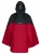 VAUDE Outdoorjas ‘Covero Poncho II’  rood / zwart