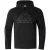 Kappa Heren Pullover Hoodie Katoenmix (Zwart)