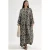 Comfortabele Patroon Maxi-jurk