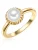 Valero Pearls Ring  goud / parelwit