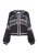 IZIA Vest Dames Antraciet crème