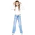 Indian Blue Jeans wide leg jeans medium blue denim