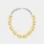 X Acht ketting van verguld messing