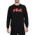 FILA Lusigny Loose Crew Black-true Red