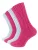 Cotton Prime Sokken  lichtgrijs / pink
