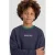 Orange Stars sweater met backprint – donkerblauw