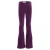 LOOXS little fluwelen flared broek – paars