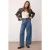 TRENDYOLMİLLA Dames Blauw Effen Barrel Hoge taille Jeans